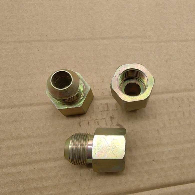 外丝M22*1.5D-转内丝G1/2液压铁接头外表镀锌内外丝0422