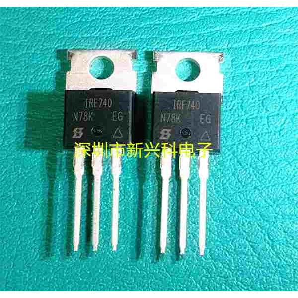 IRF740PBF TO-220 原装进口 10A/400V/550mohm IRF740 场效应管