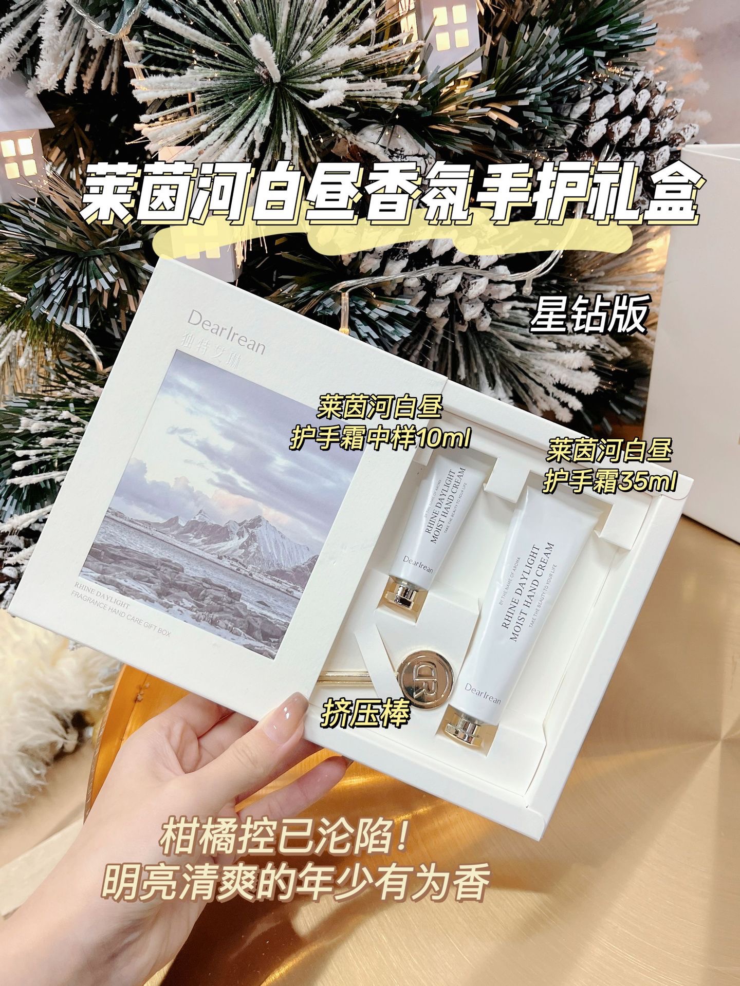 【礼盒款】Dr独特艾琳白茶护手霜45ml礼盒款凝润保湿滋润伴手礼