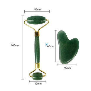 Face Massage Jade Roller Rose Quartz Natural Stone Crystal