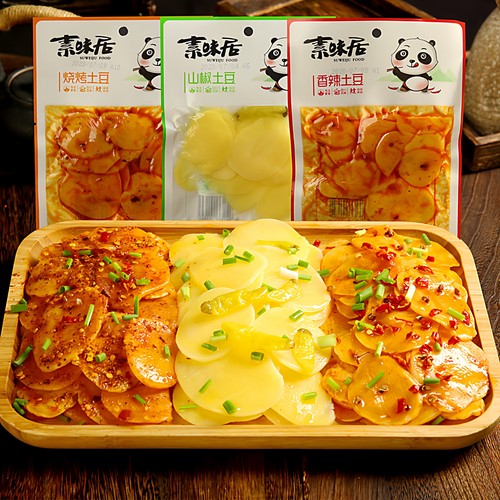 香辣土豆片20袋组合下饭菜零食