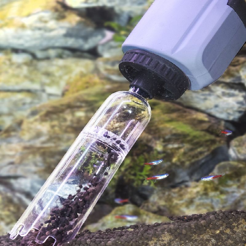 鱼缸换水神器电动抽水泵吸便器洗沙吸鱼粪器清洁工具神器
