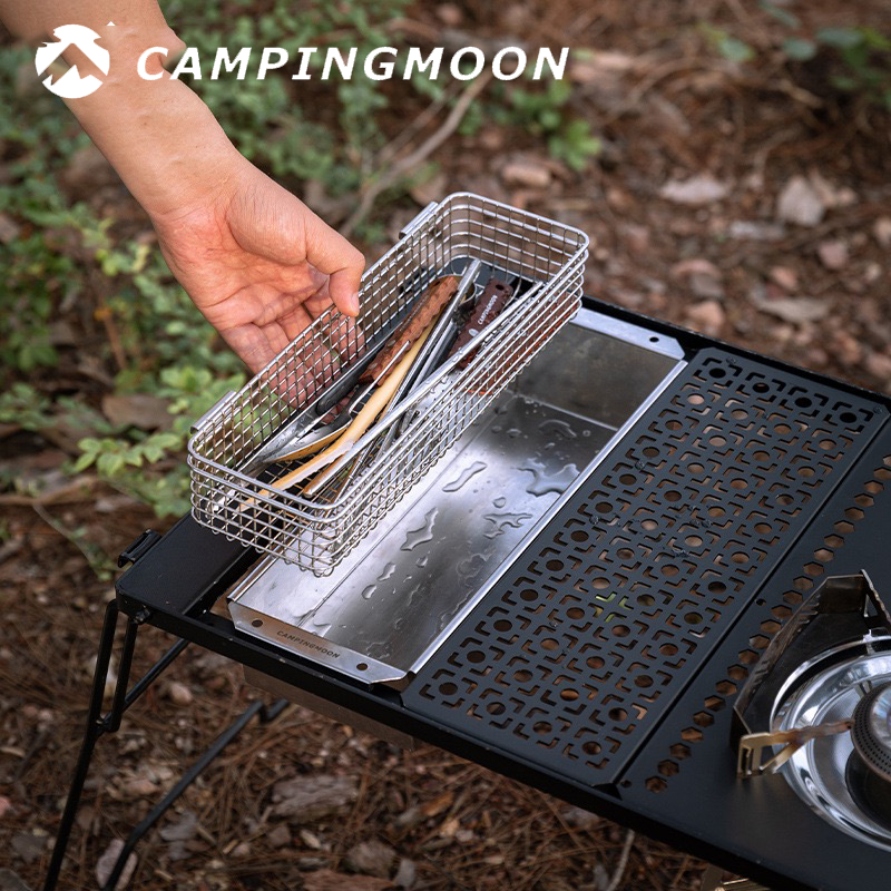 柯曼黑化镀钛餐具收纳盒