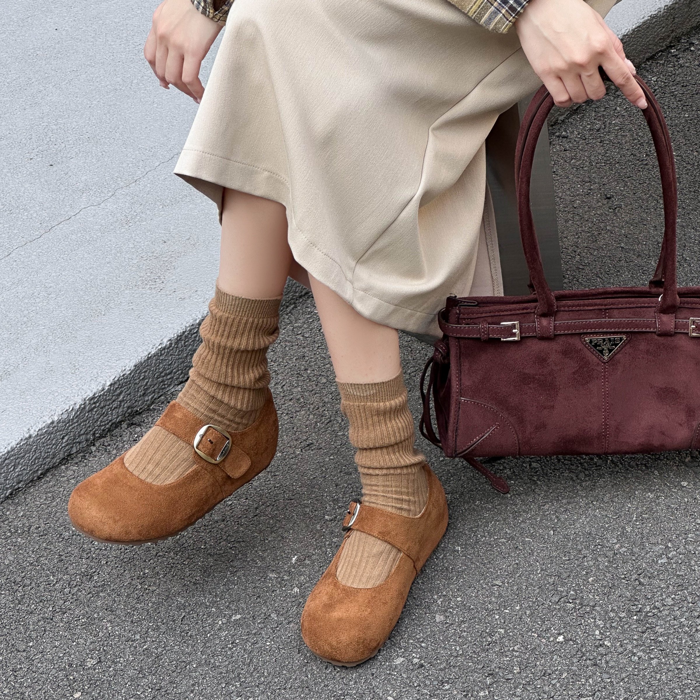 悦薇正品旗舰高品质女鞋春季新款魔术贴软底圆头浅口复古气质单鞋,女鞋,勃肯鞋/软木鞋,淘宝优惠券,粉丝福利购,淘宝优惠卷