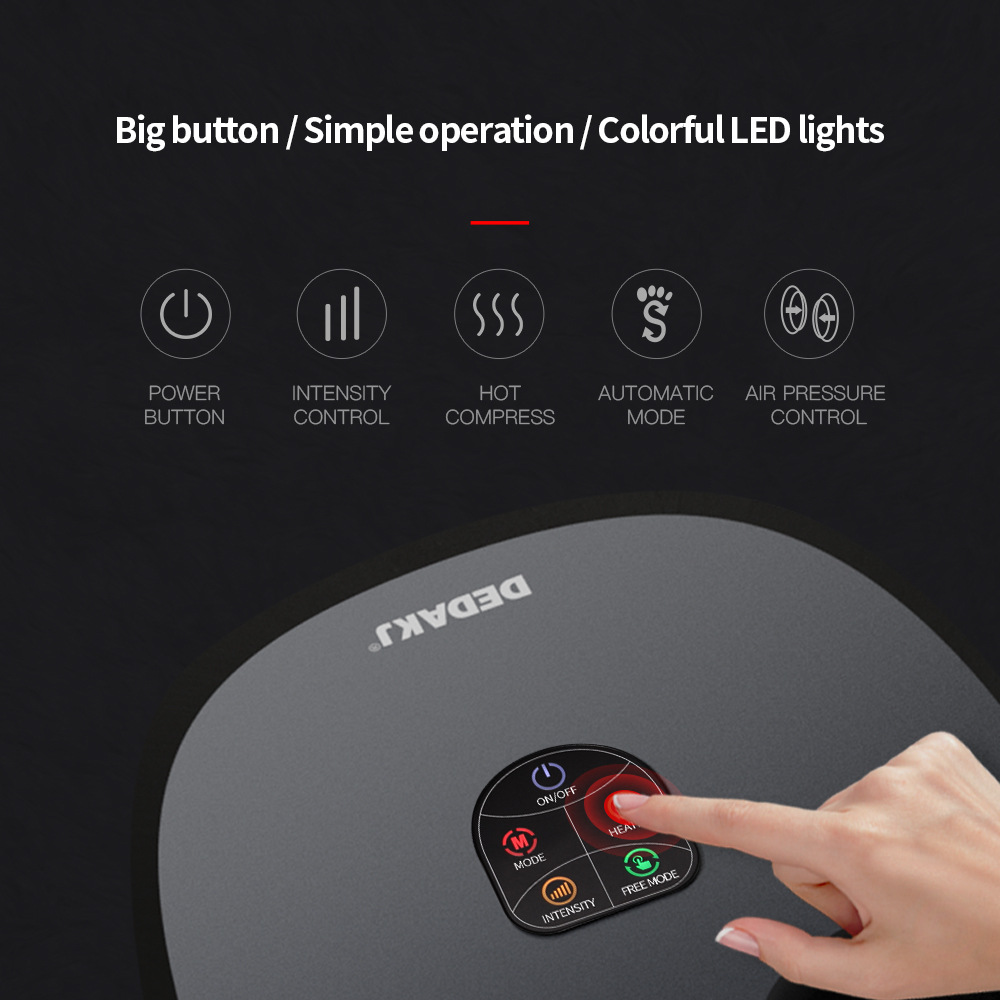 全自动足疗机穴位揉捏家用按脚按摩器foot massager足疗机