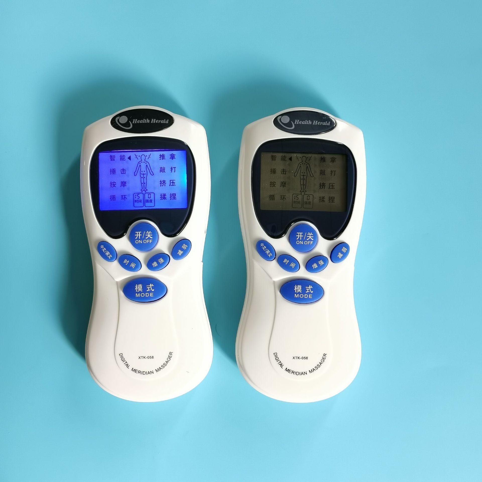 家用多功能数码经络理疗仪便携式低频脉冲按摩仪电子针灸按摩器