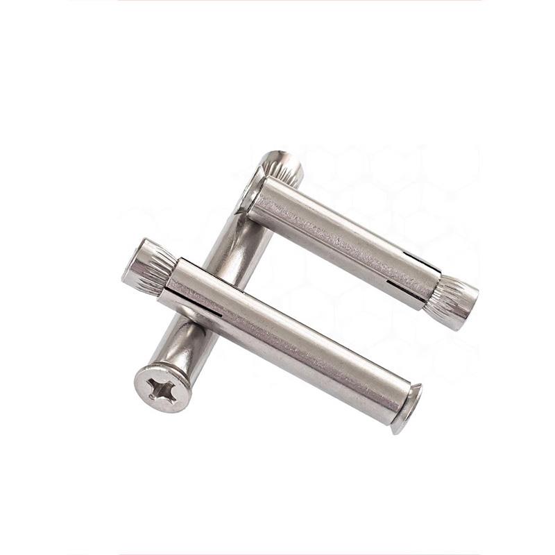 304不锈钢十字沉头门窗膨胀螺丝/平头内置膨胀螺栓/内爆膨胀M6M8M