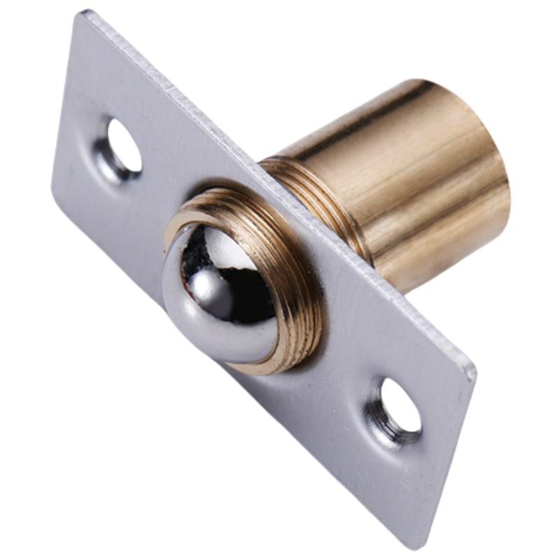 铜制碰珠锁*隐形纱门碰有框闭门吸*室内门弹簧可调式门不锈钢铜珠