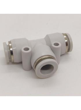 JNC杰恩西PE-4 -6 -8 -10 -12 -14-16气管T型三通气动接头SPE白色