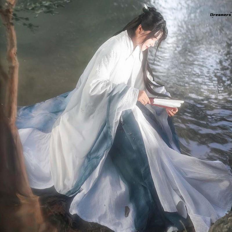 。汉服男款绝美侠客春夏大袖衫明制日常仙气古风中国风古装书生汉图片