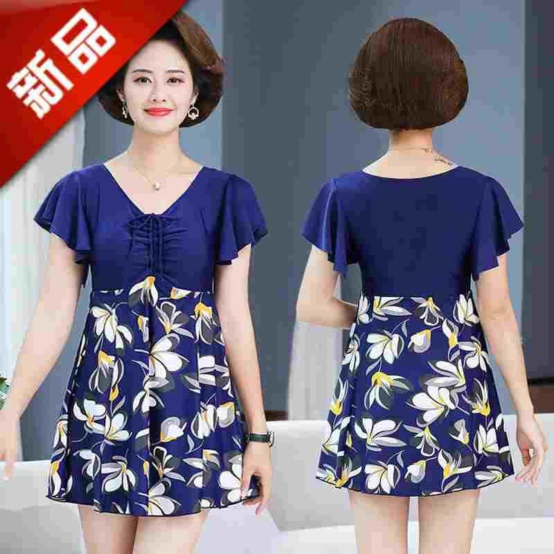 中老年泳衣女加肥加大码裙式分体平角裤宽松保守妈妈泳装,乐器/吉他/钢琴/配件,其它民族乐器,淘宝优惠券,粉丝福利购,淘宝优惠卷