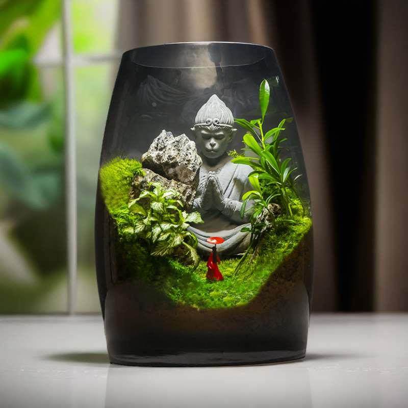 大圣归来生态瓶创意微景观桌面盆栽办公室绿植客厅盆景懒人礼盒装,玩具/童车/益智/积木/模型,其它玩具,淘宝优惠券,粉丝福利购,淘宝优惠卷