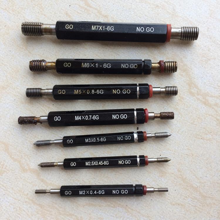 米制牙塞规M2M2.5M2.6M3M4M5M6M7M8M10M12-6G精度公制内螺纹栓规