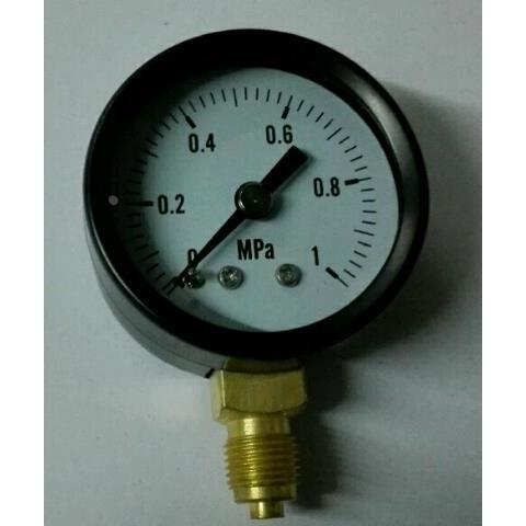 单刻度压力表 0～1mpa 径向 401010 安装 螺纹g1/8 直径40mm