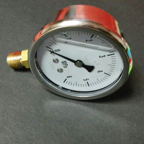 充油压力表 yn-63 外径63mm 螺纹m14x1.5压力0-6mpa 多种压力供选