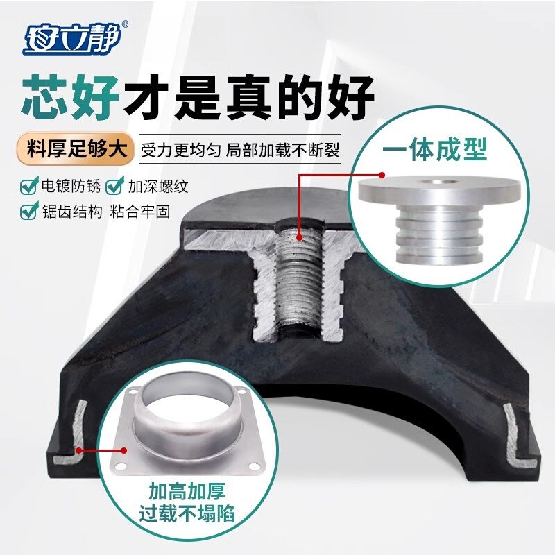 。安立静JGF橡胶减震器水泵风机剪切式方形风机空气能柴油机减震