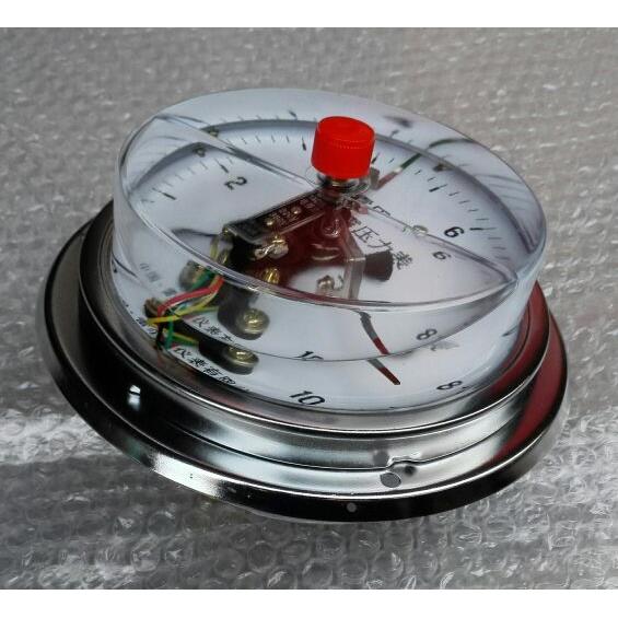 定制 直径150mm 轴向带边耐震磁助电接点压力表 压力 1-60mpa