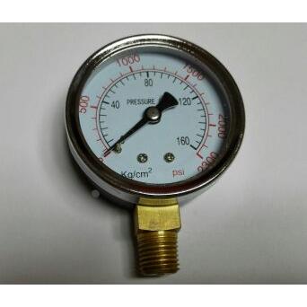 pressure gauge 160kg/C 2300psi 压力表 牙PT1/4 60mm 2.5级