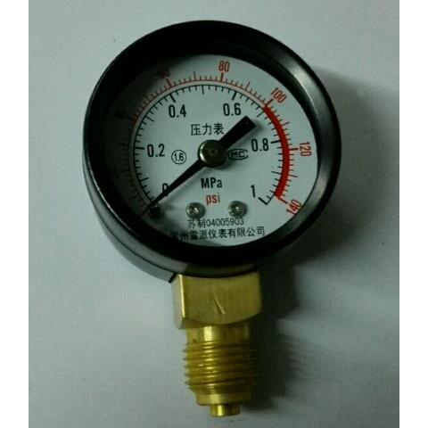 Y-40 0~1mpa 0～140psi压力表直径40mm径向微小型压力表 M10*1