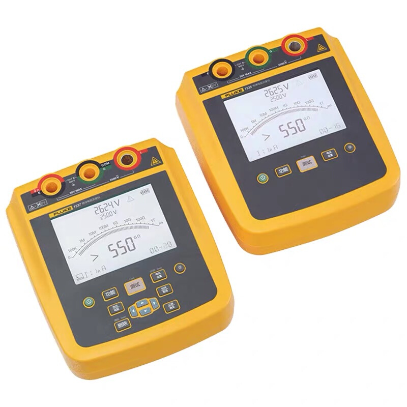 。FLUKE福禄克F1535高压绝缘电阻测试仪F1537数字兆欧表2500V摇表