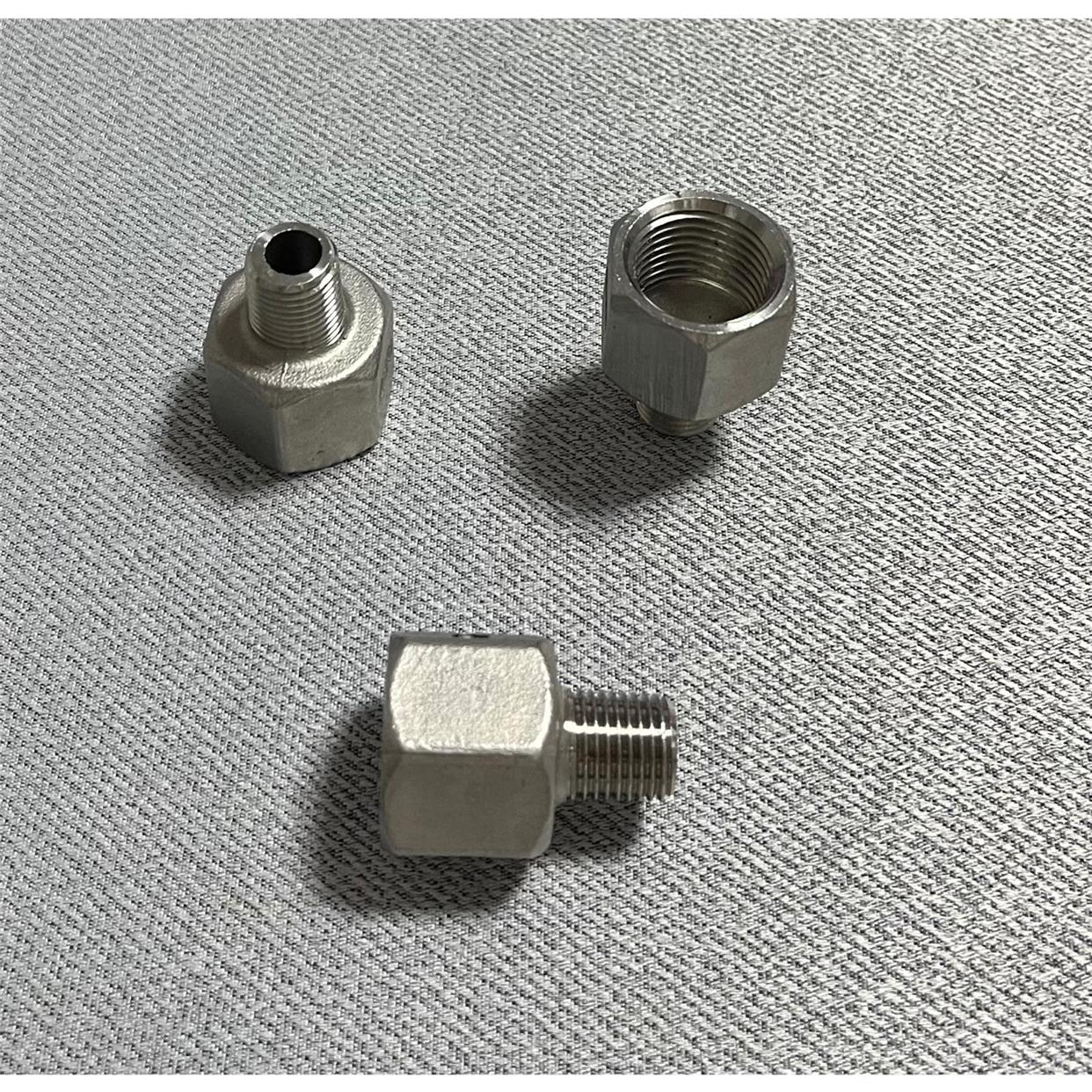 不锈钢内外锥螺纹接头;内螺纹R1/2