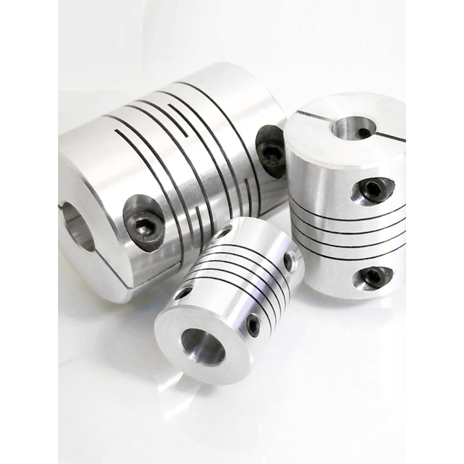 铝合金绕线联轴器弹性夹紧连轴器电机编码器滚珠丝杠挠性连接器