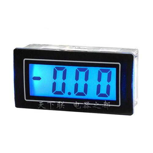 。三位半数字电压表5v供电LCD液晶直流数显表电流表电压表WR6000