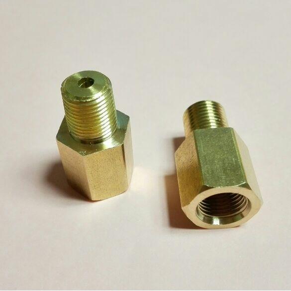 m10*1转pt1/8 压力表转换接头 内螺纹m10×1 外螺纹ZG1/8 一分牙