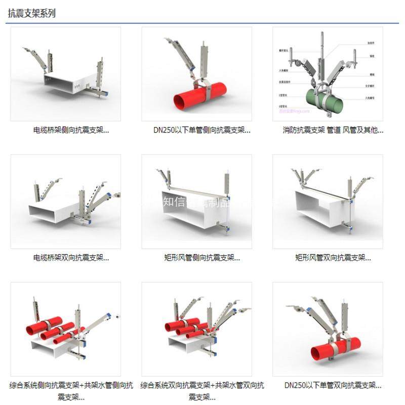 管道 桥架 风管 抗震支架组合配件AB型铰链 C型钢楼板墙体连接件