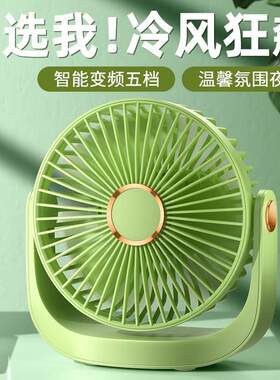 新款小风扇桌面办公室小型台式学生上课宿舍电风扇静音大风l