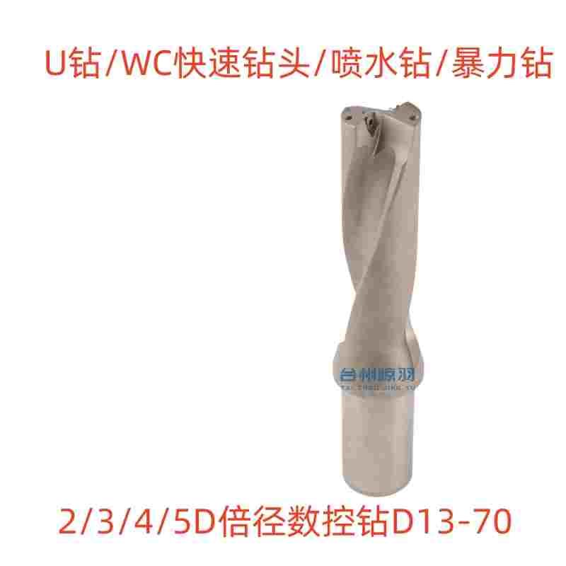 U钻/WC快速钻头/喷水钻/暴力钻/浅孔钻 2/3/4/5D倍径数控钻D13-70