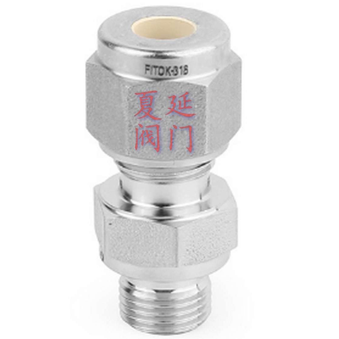 FITOK飞托克SS-CM-FL2-RP4双卡套阳螺纹接头、SS-CM-FL2-RP4接头