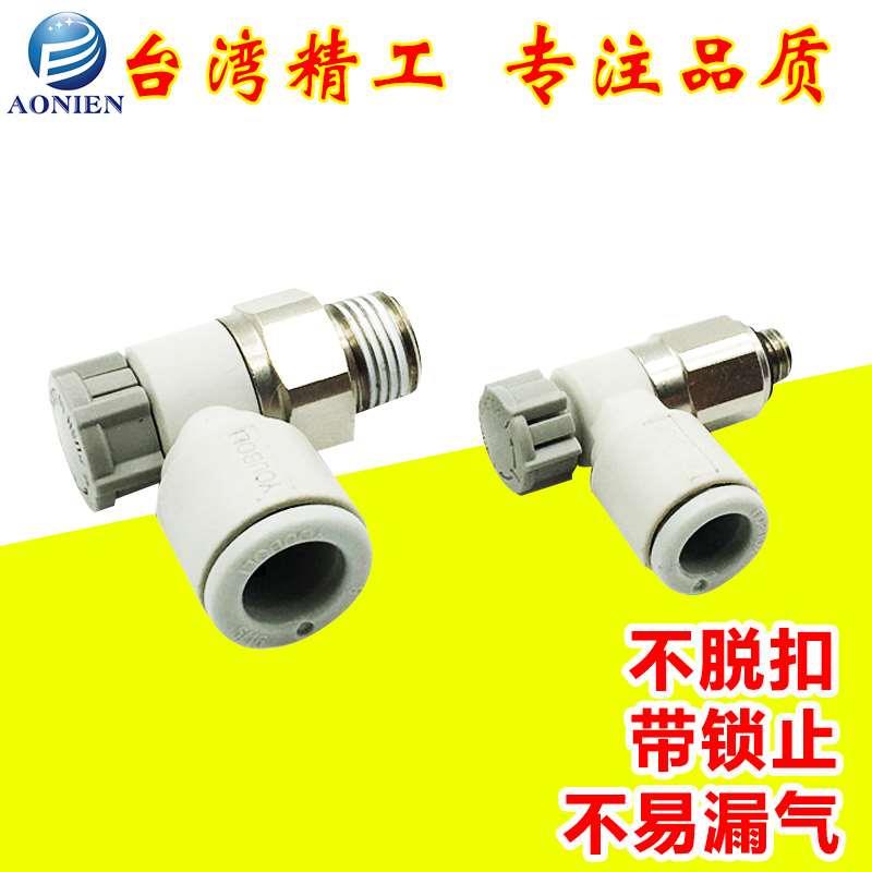 SMC调节调速阀节流阀AS1201F/AS2201F-M5-01-02-04A-06A-08SA-10