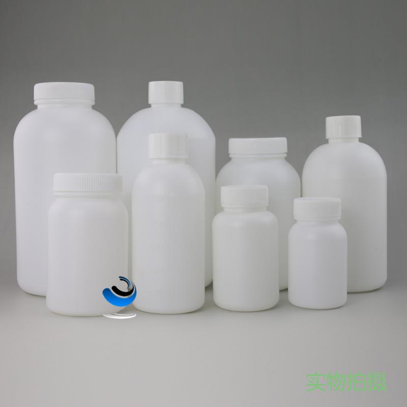 HDPE塑料大口圆瓶50/100/150/250/500/1000ML塑料小口瓶分装瓶