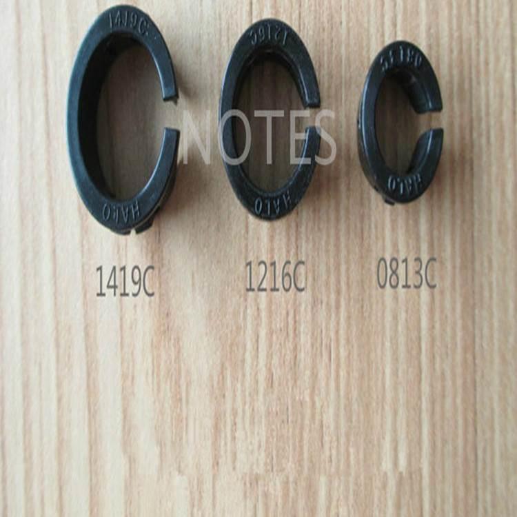 金笔1216C开口型扣式护线套塞管环 胶圈 电源线扣