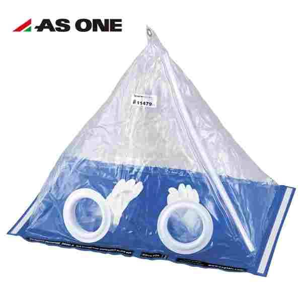 ASONE/亚速旺实验室用简易手套箱C2-2003/CC-2163-02系列双阀单阀