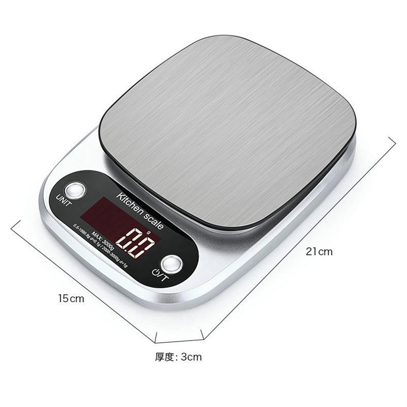 家用厨房秤烘焙称食物秤蛋糕配料称重电子秤0.1g精准台秤