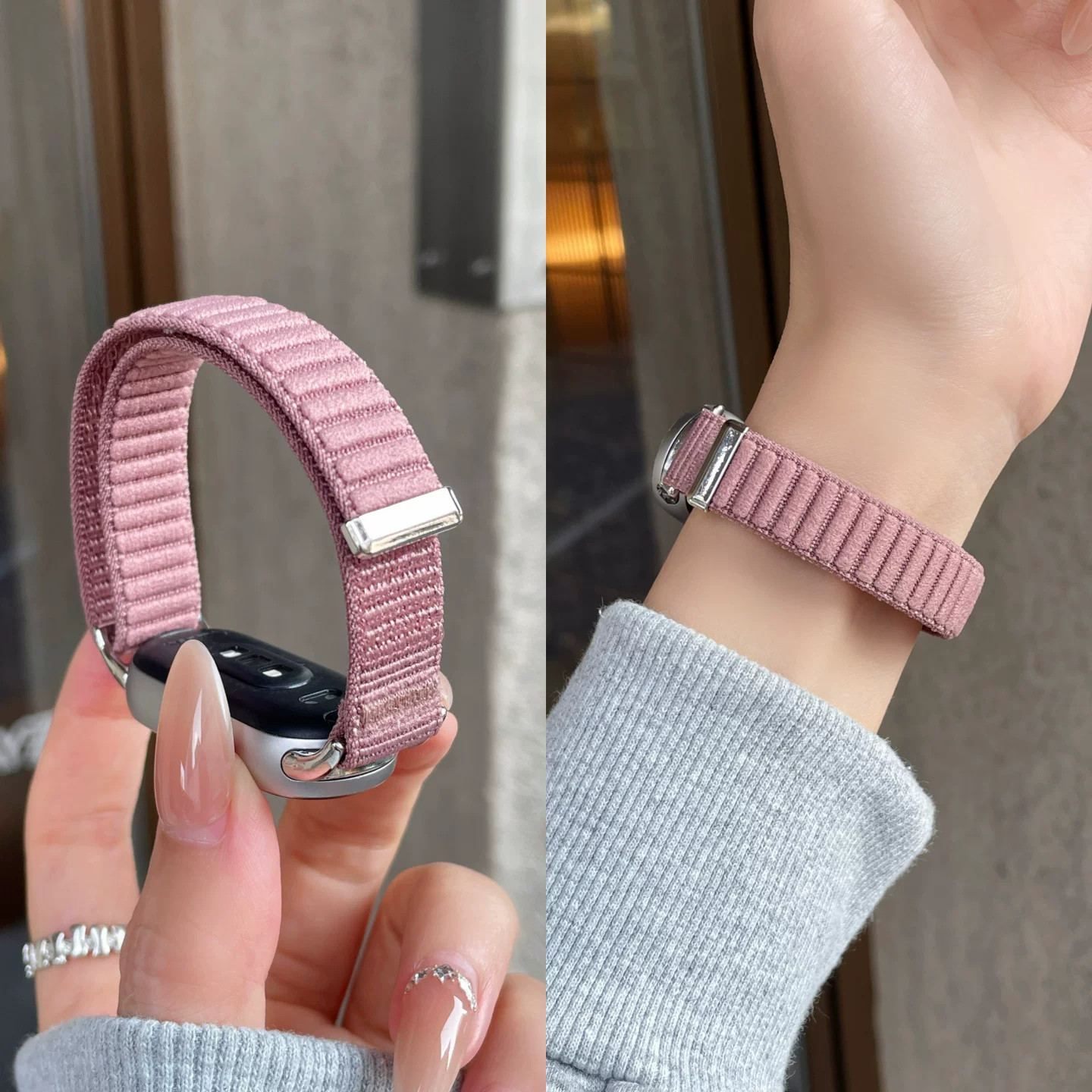 小米11NFC手环尼龙编织表带