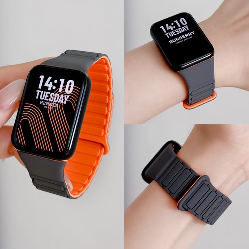 适用小米手环9pro表带8Pro手表腕带红米Watch5替换带高级感watch6硅胶磁吸智能运动透气八九代新款女生配件男