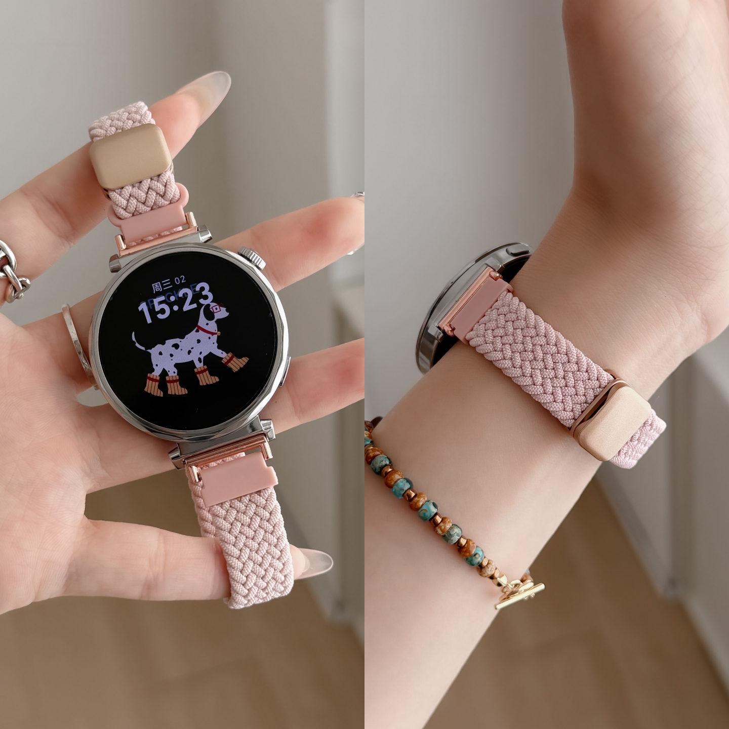 适用华为手表表带gt5表带gt5pro新款gt4腕带watch5透气gt3磁吸2编织watch4pro智能watchgt4女生细款运动高级
