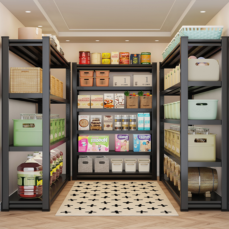 货架多层置物架家用储物架超市展示架快递仓库小架子工具收纳铁架