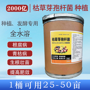 2000亿枯草芽孢菌杆菌哈茨木霉菌微生物菌肥农业种植根腐病发酵