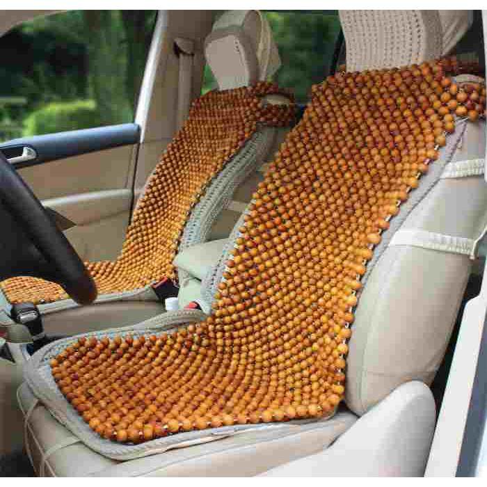 大木珠汽车坐垫夏季凉垫腰靠垫货车木珠坐垫三件套珠子单片座通用