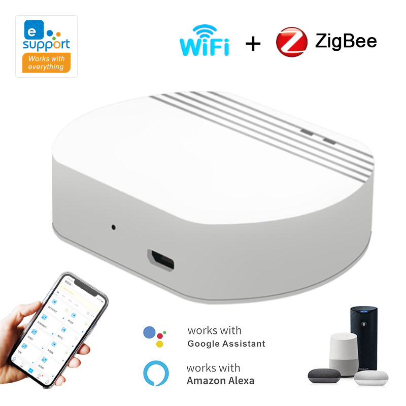 易微联Zigbee+Wifi智能中枢网关断网可用本地情景速度快体验流畅
