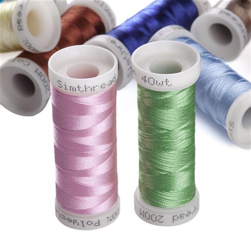涤纶绣花线米小轴色/套Brother色家用绣花机专用