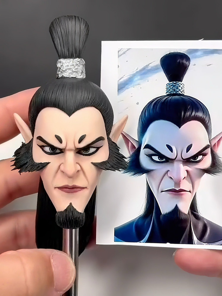 Глиняная фигурка настоящая изготовленная на заказ мягкая глиняная кукла для замешивания глины глиняная фигурка восковая фигурка кукла глиняный свадебный подарок q версия ручной работы Изображение 1
