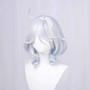 動(dòng)漫造型 長發(fā) 原神o芙寧娜頭套芙卡洛斯水神神裝 加厚發(fā)量