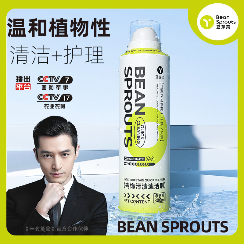 豆芽菜汽车内饰清洁剂清洗剂