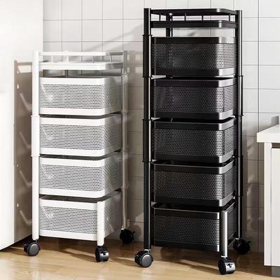 Kitchen rotating storage rack food storage rack厨房旋转置物