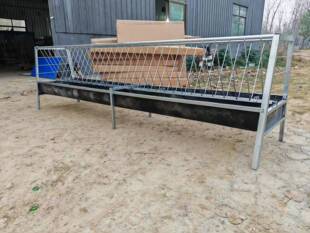 羊槽食槽新款双面羊槽养殖喂羊食槽羊草架子免费包邮到村养羊槽子